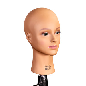 Light Tan Skin Bald Emma Training Head