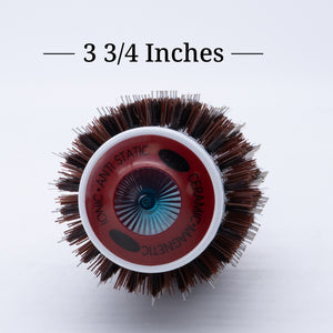Boar & Nylon Bristle w/ Magnetic Therapy Handle, 6 Sizes Available