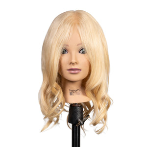 Mia – 100% Human Hair Mannequin Head | Brown / Blonde