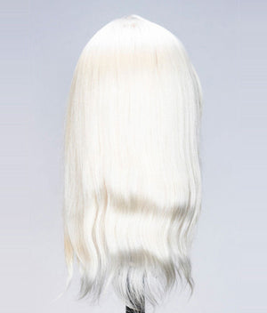 Bianca Platinum Blonde Human Hair Mannequin for color deposit - 15 inch hair HairArt Int'l Inc.