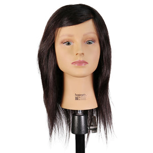 Emma-100% European Human Hair Mannequin Virgin Color Hair