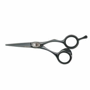 Genuine Joewell Skull Design Scissors | Super Alloy Sword Flat blade - Black Titanium color coating