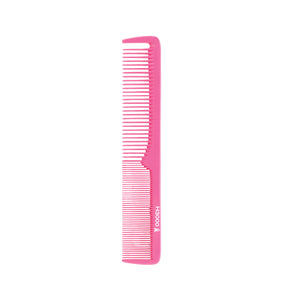 8 1/2" & 7 1/4" Ionic Ceramic Carbon Cutting & Styling Comb | H3000 Black/Gray/Pink