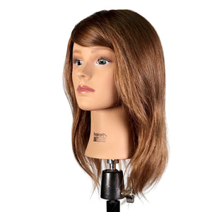 Emma-100% European Human Hair Mannequin Virgin Color Hair