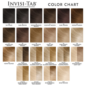 Invisi-Tab Tape-in Tabs Hair Extensions: Fine Quality Remy Hair 18 inches