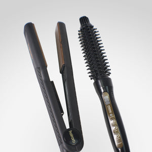 H3000 Hairstyling Set - Flat Iron & Heat Brush