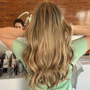 Clip-in 100% Human Hair Extensions: 16" - 18"