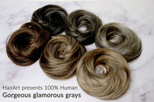 Hairart Hair Wrap 6" - The Grays