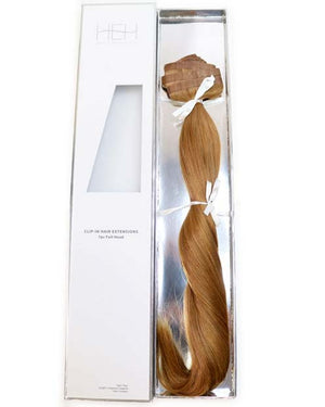 Clip-in 100% Human Hair Extensions: 18" - 20" (Remy)