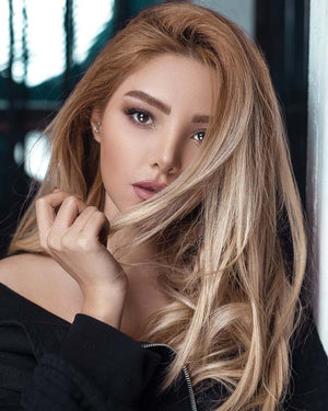 Fall extensions Instant Clip-in: 100% European Human Hair 18"