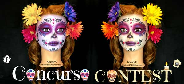 Dia de Los Muertos & Halloween Make-up & Styling Contest How-tos HairArt Int'l Inc.