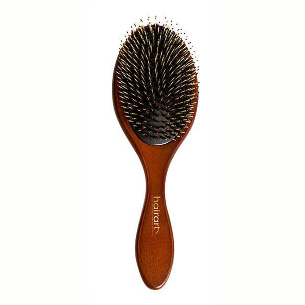 100% Beech Wood Handle Oval Paddle Brush HairArt Int'l Inc.