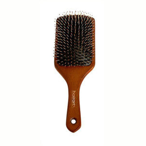 100% Beech Wood Handle Square Paddle Brush HairArt Int'l Inc.