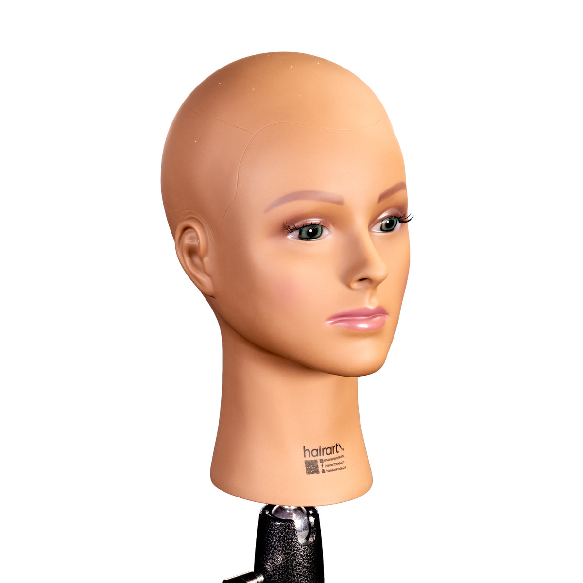 Light Tan Skin Bald Emma Training Head