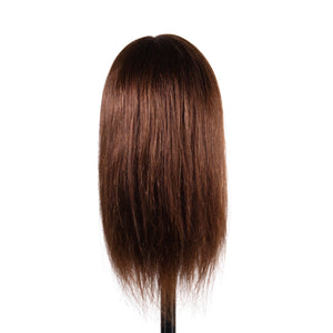 Batty 100% Human Hair Mannequin for Cutting, Styling and Coloring