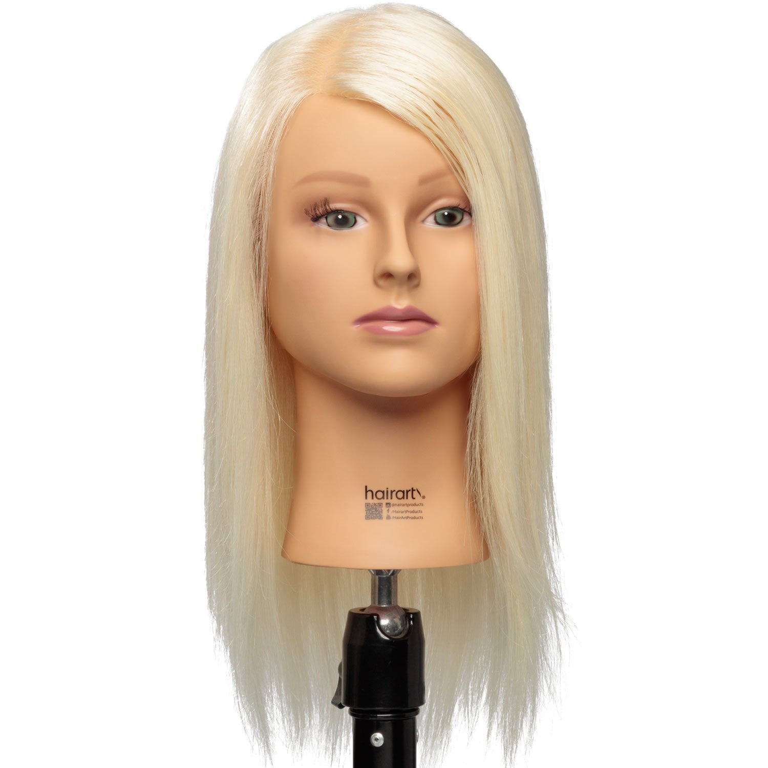 RIHANNAHAIR 100% Real Human Hair Mannequin Head with Stand Manikin  Cosmetology Doll Training Head for Hairdresser Practice Braiding Styling  Coloring