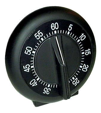 60 Minute Timer - Black HairArt Int'l Inc.