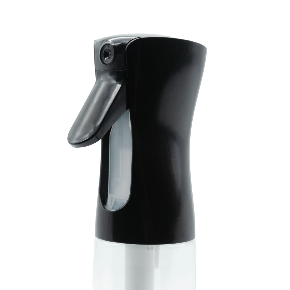 Clear Spray Bottle - Black Sprayer (10 oz)