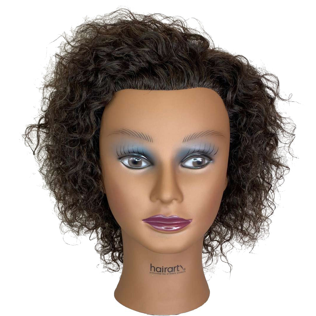 Aliyah [Textured Hair Mannequin] 100% Human Hair Practice Doll head HairArt Int'l Inc.