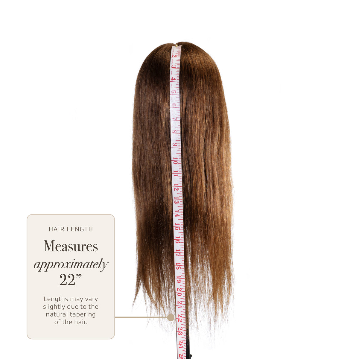 Bella [100% Human Long Hair Mannequin] 20-22 Inches