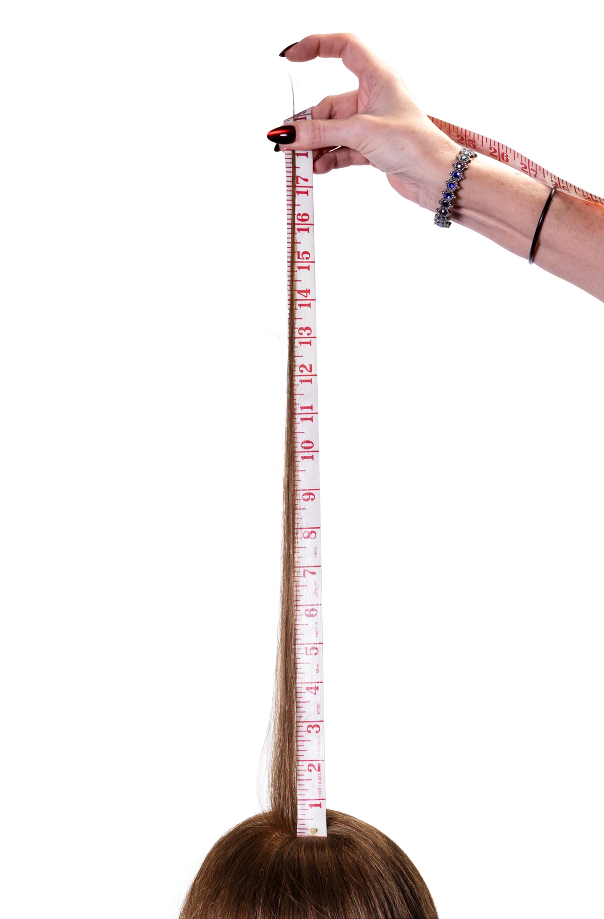 Bella [100% Human Long Hair Mannequin] 20-22 Inches