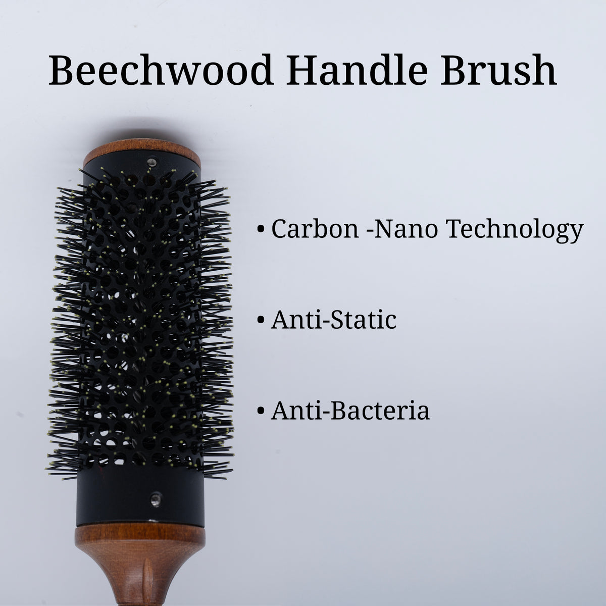 100% Beech Wood Handle Hair Brush