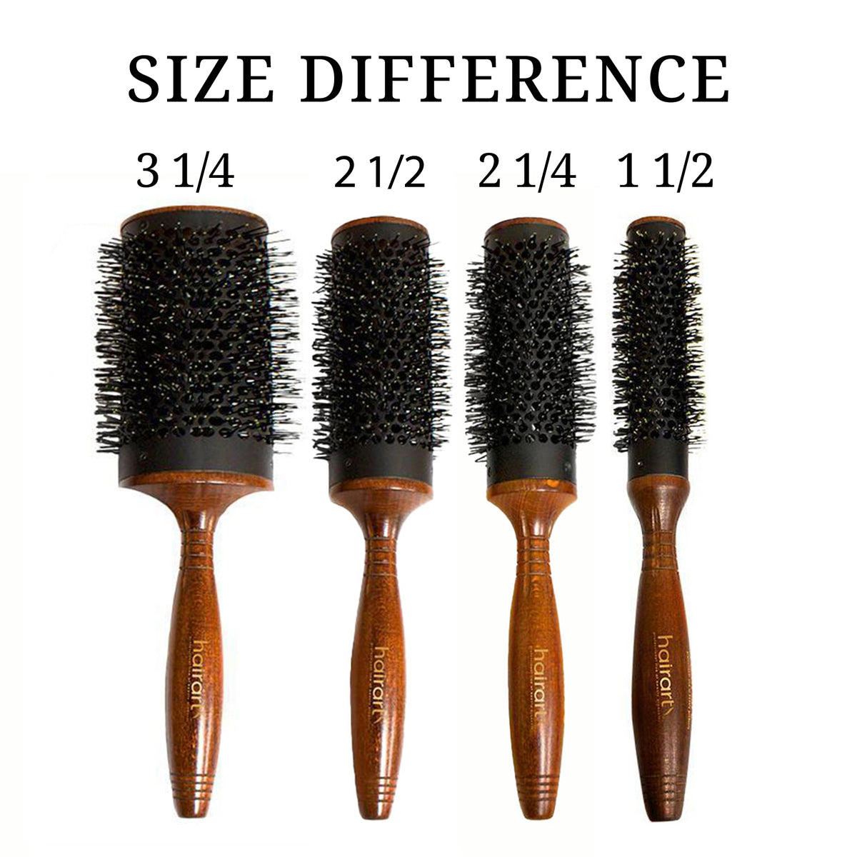100% Beech Wood Handle Hair Brush
