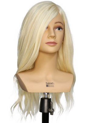 Blonde Ava Updo & Bridal Training Mannequin [100% Human Hair] HairArt Int'l Inc.