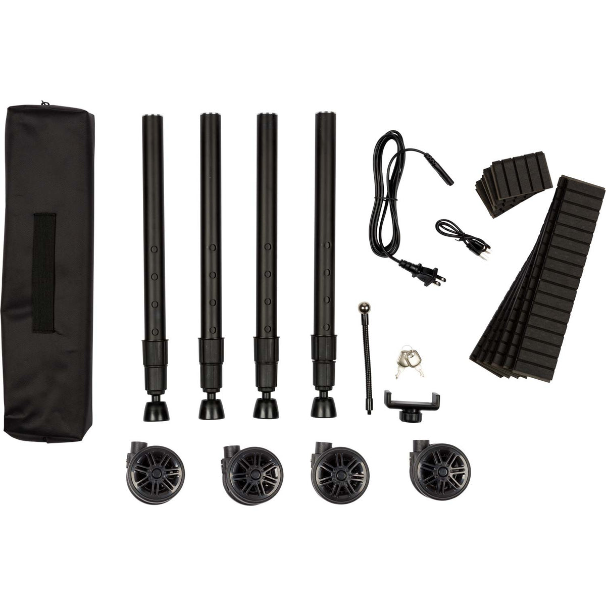 Bluetooth Enabled Travelling Styling Content Creation Station with Phone Holder + Lock HairArt Int'l Inc.