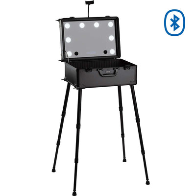 Bluetooth Enabled Travelling Styling Content Creation Station with Phone Holder + Lock HairArt Int'l Inc.