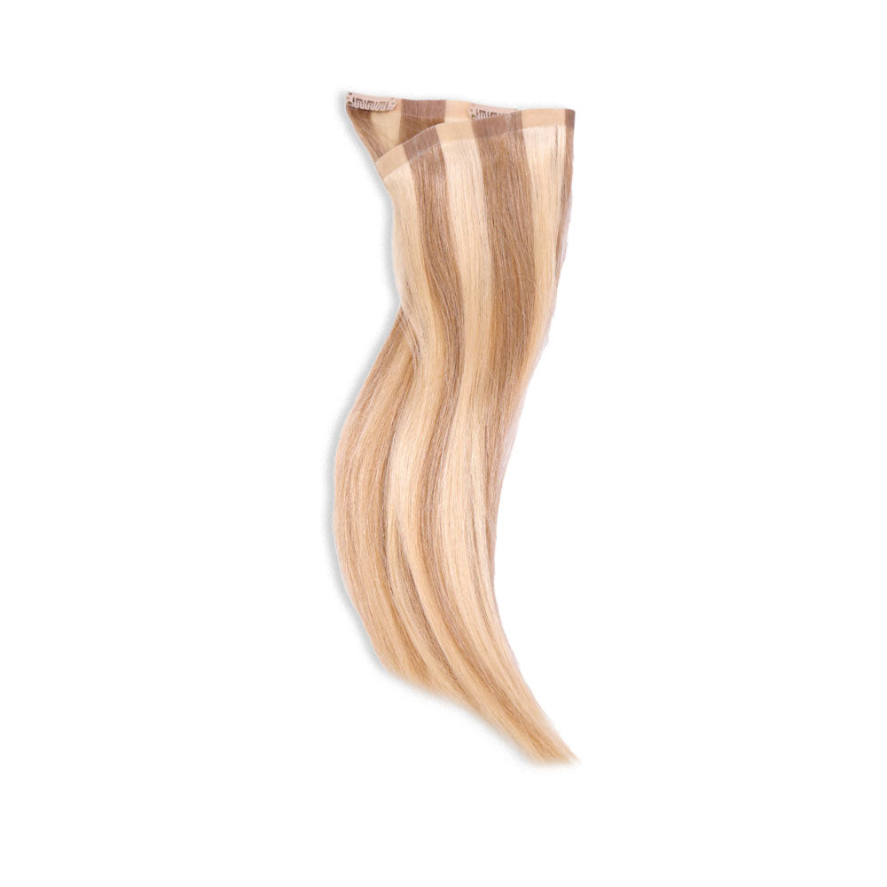 Clip-in 100% Human Hair Extensions: 16" - 18"