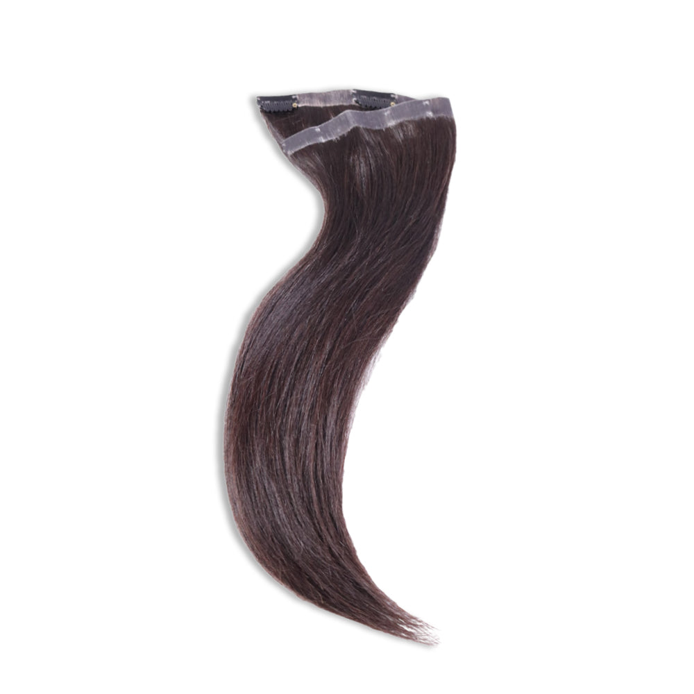 Clip-in 100% Human Hair Extensions: 16" - 18"