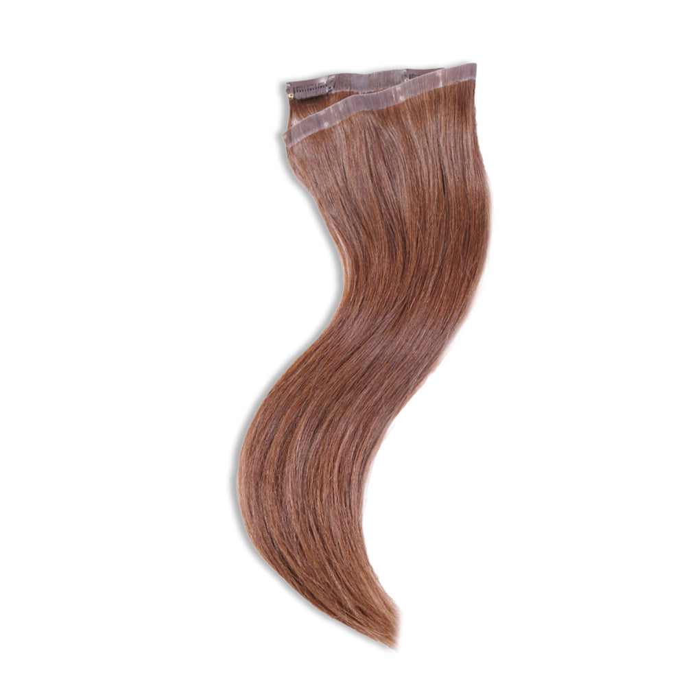 Clip-in 100% Human Hair Extensions: 16" - 18"