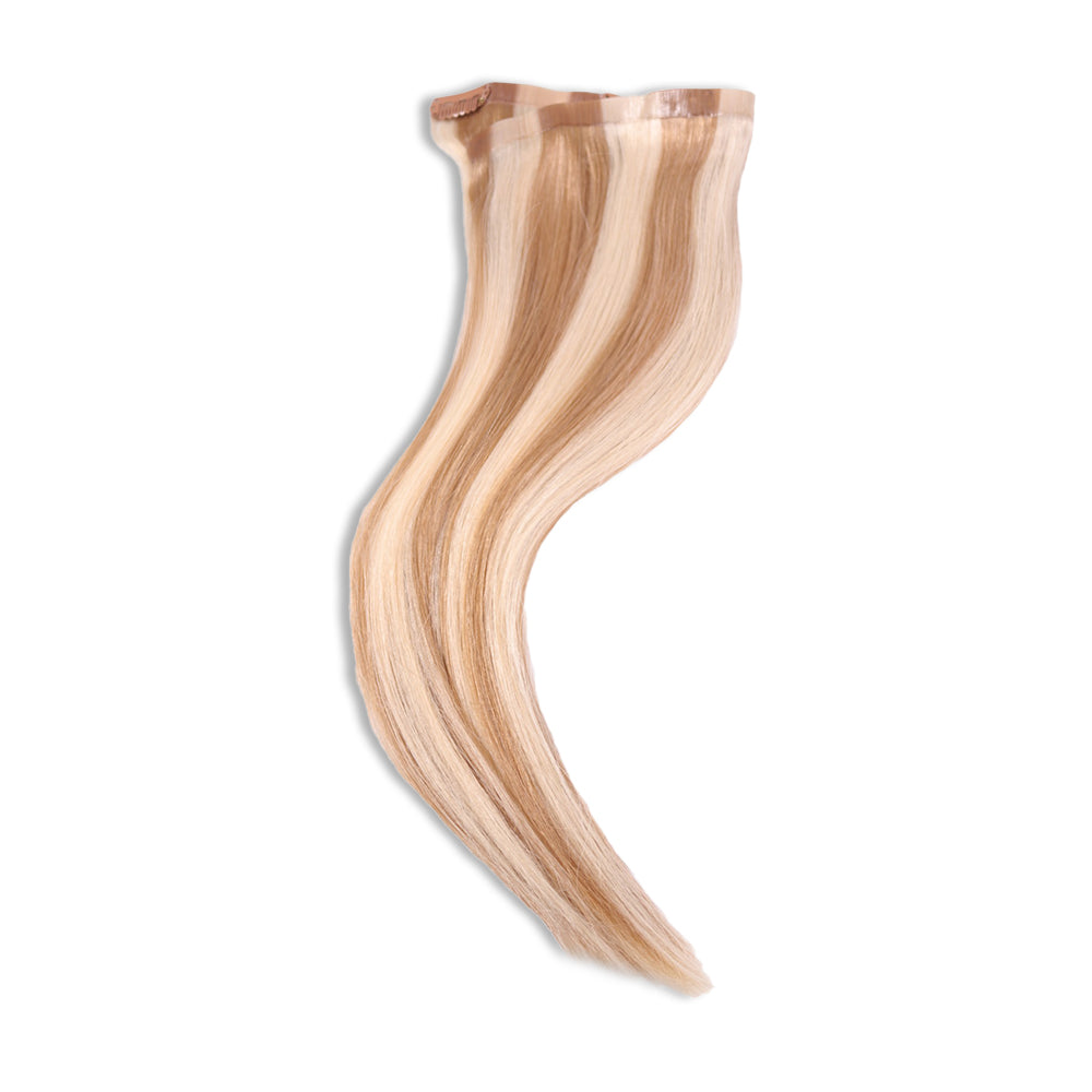 Clip-in 100% Human Hair Extensions: 16" - 18"