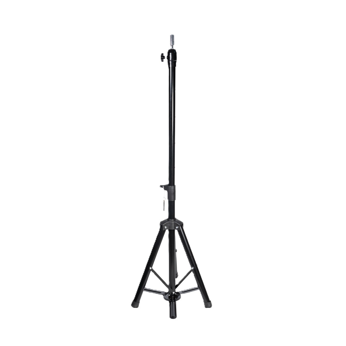 Collapsible Black Color Metal Tripod with Foot Paddle