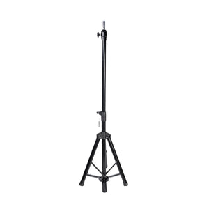 Collapsible Black Color Metal Tripod with Foot Paddle