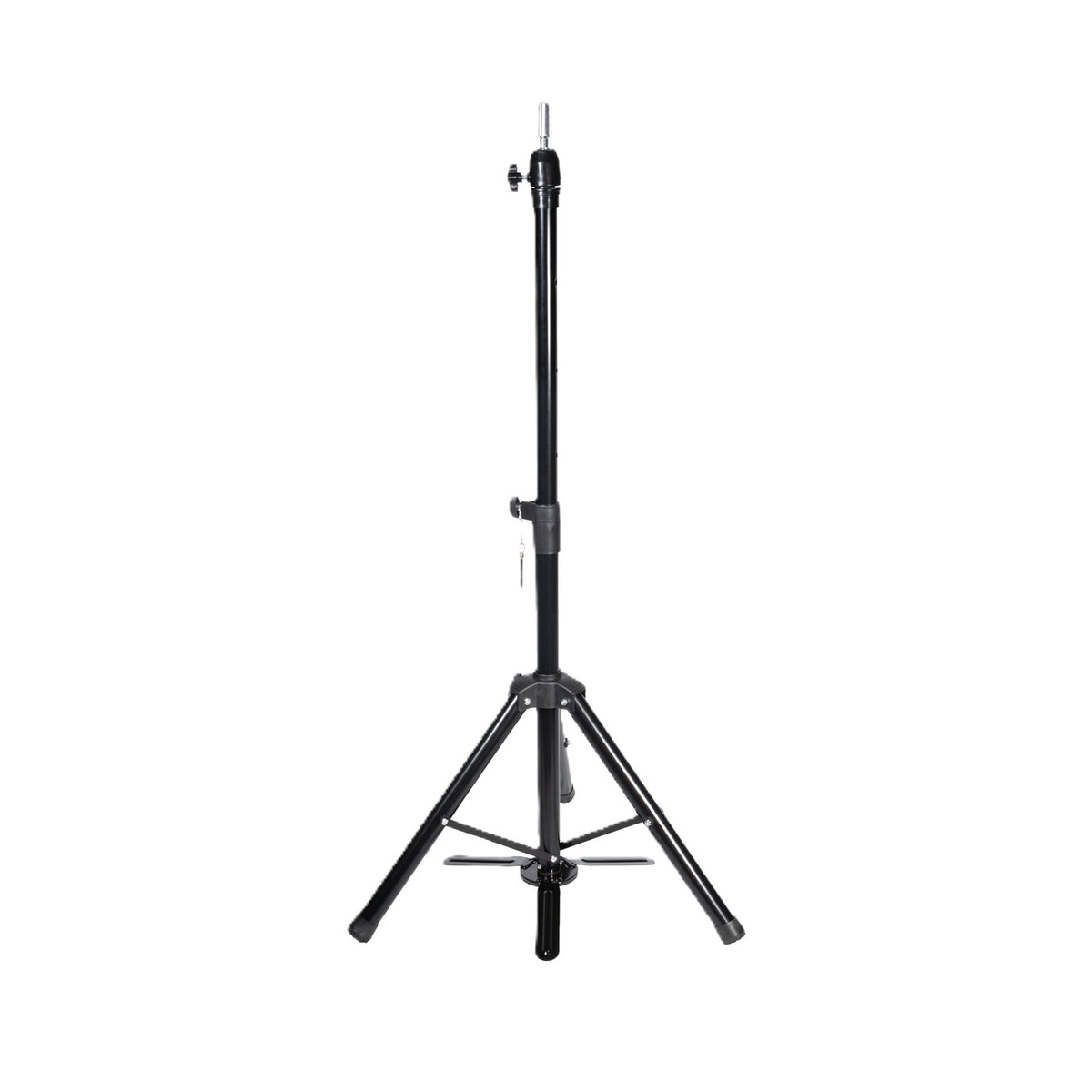 Collapsible Black Color Metal Tripod with Foot Paddle