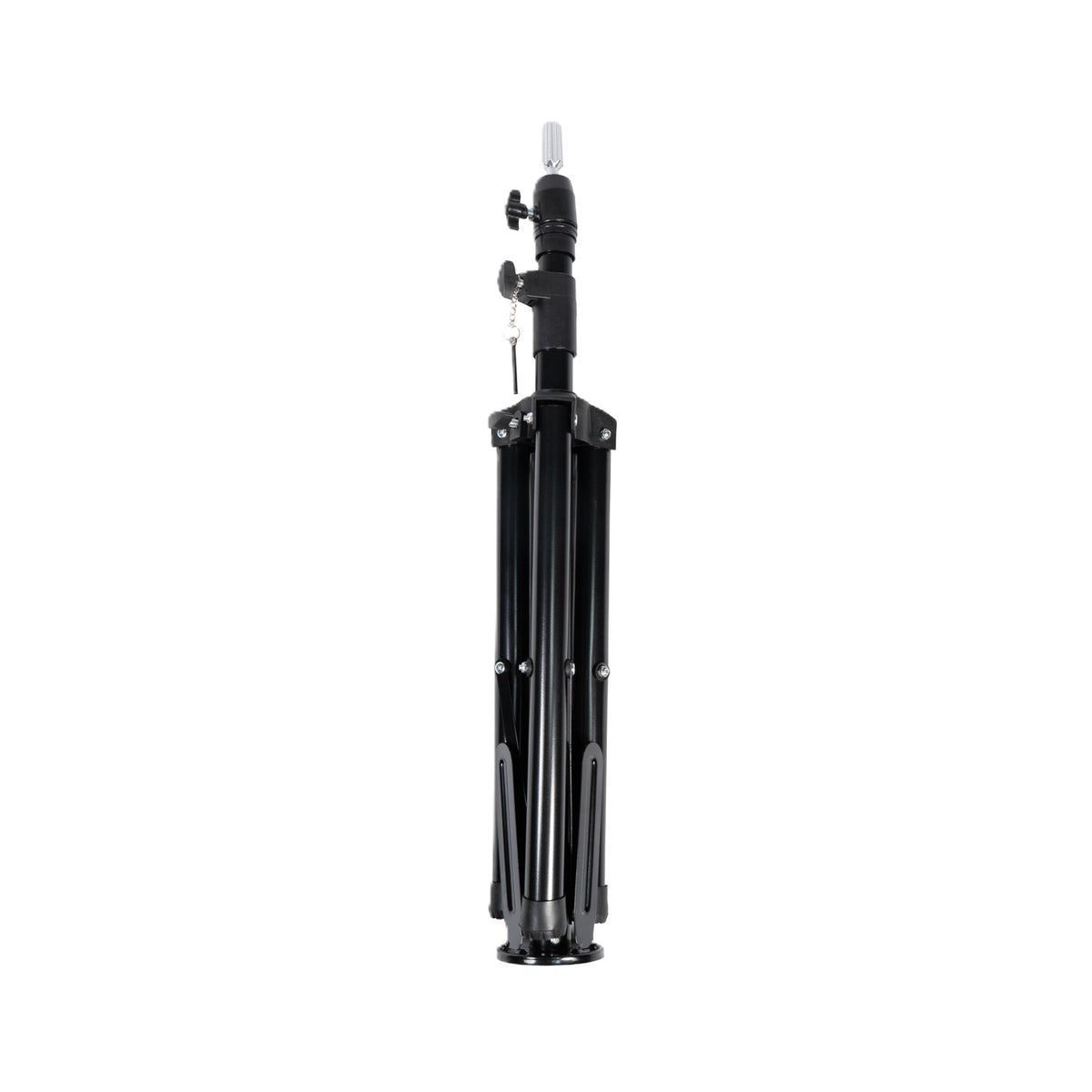 Collapsible Black Color Metal Tripod with Foot Paddle