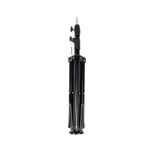 Collapsible Black Color Metal Tripod with Foot Paddle