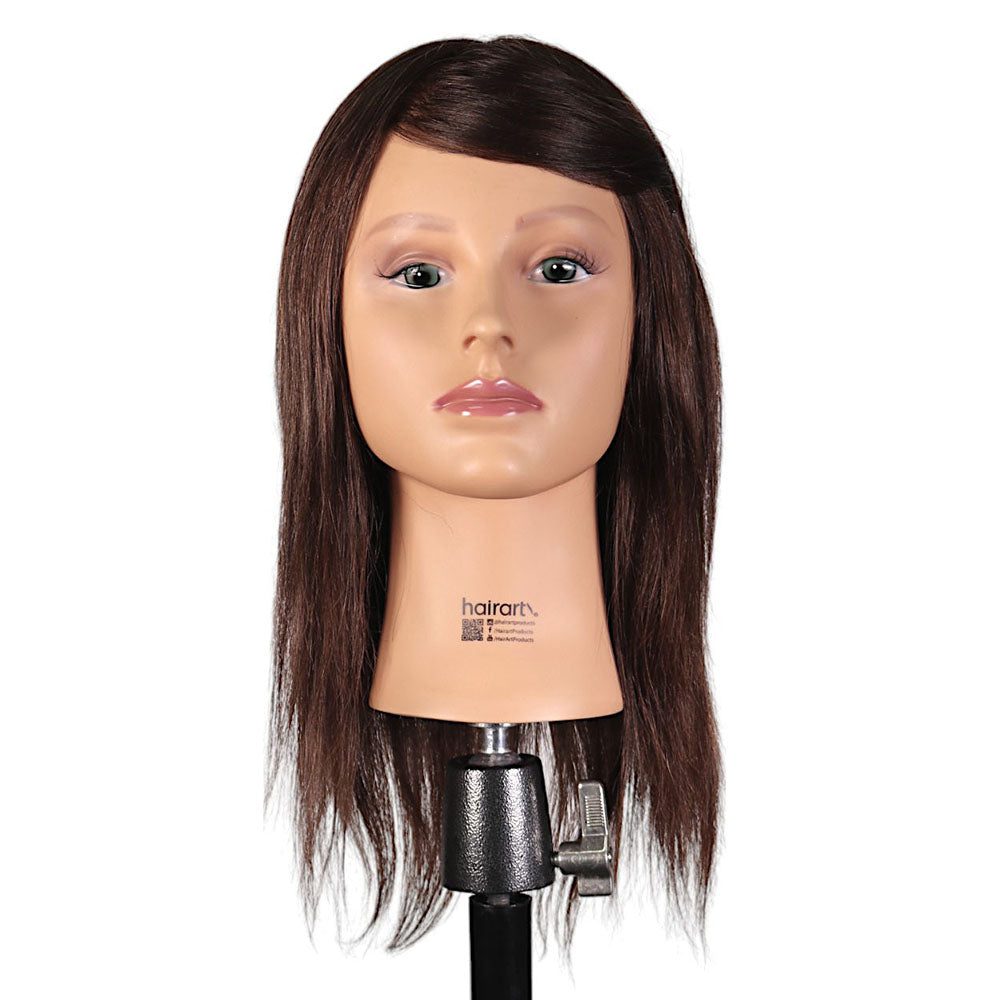 Emma-100% European Human Hair Mannequin Virgin Color Hair