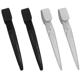 European Roller Clips - Black & White HairArt Int'l Inc.