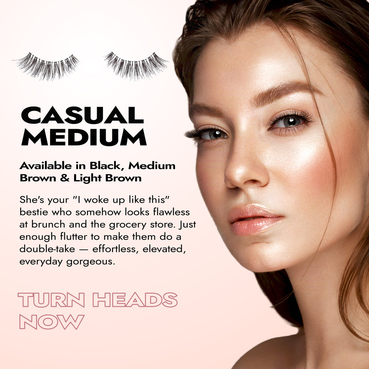 Casual Medium - Luxury Human Hair EyeLashes