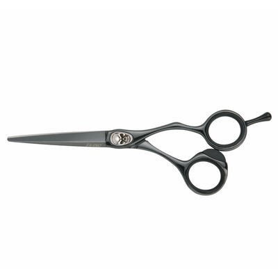 Genuine Joewell Skull Design Scissors | Super Alloy Sword Flat blade - Black Titanium color coating