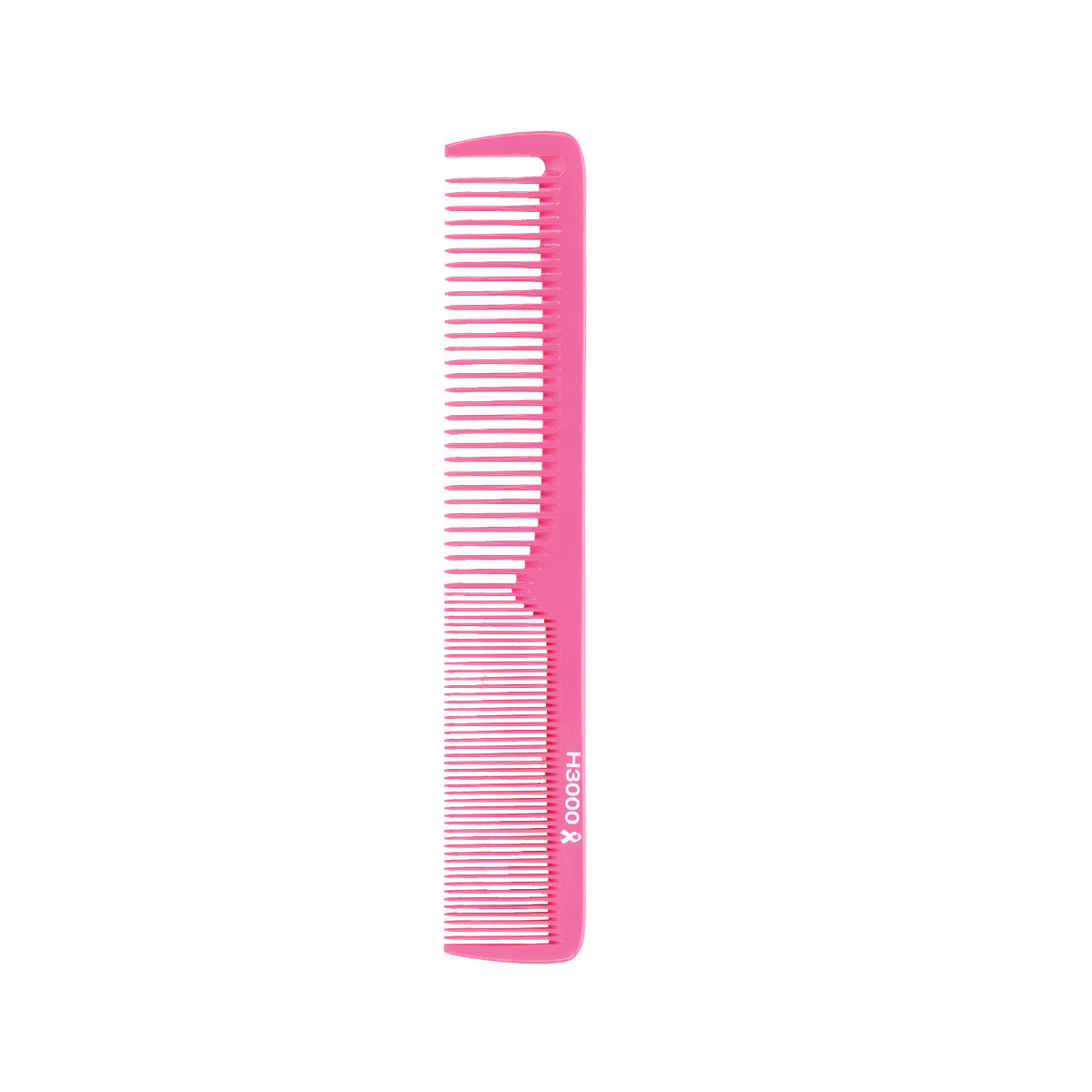 8 1/2" & 7 1/4" Ionic Ceramic Carbon Cutting & Styling Comb | H3000 Black/Gray/Pink