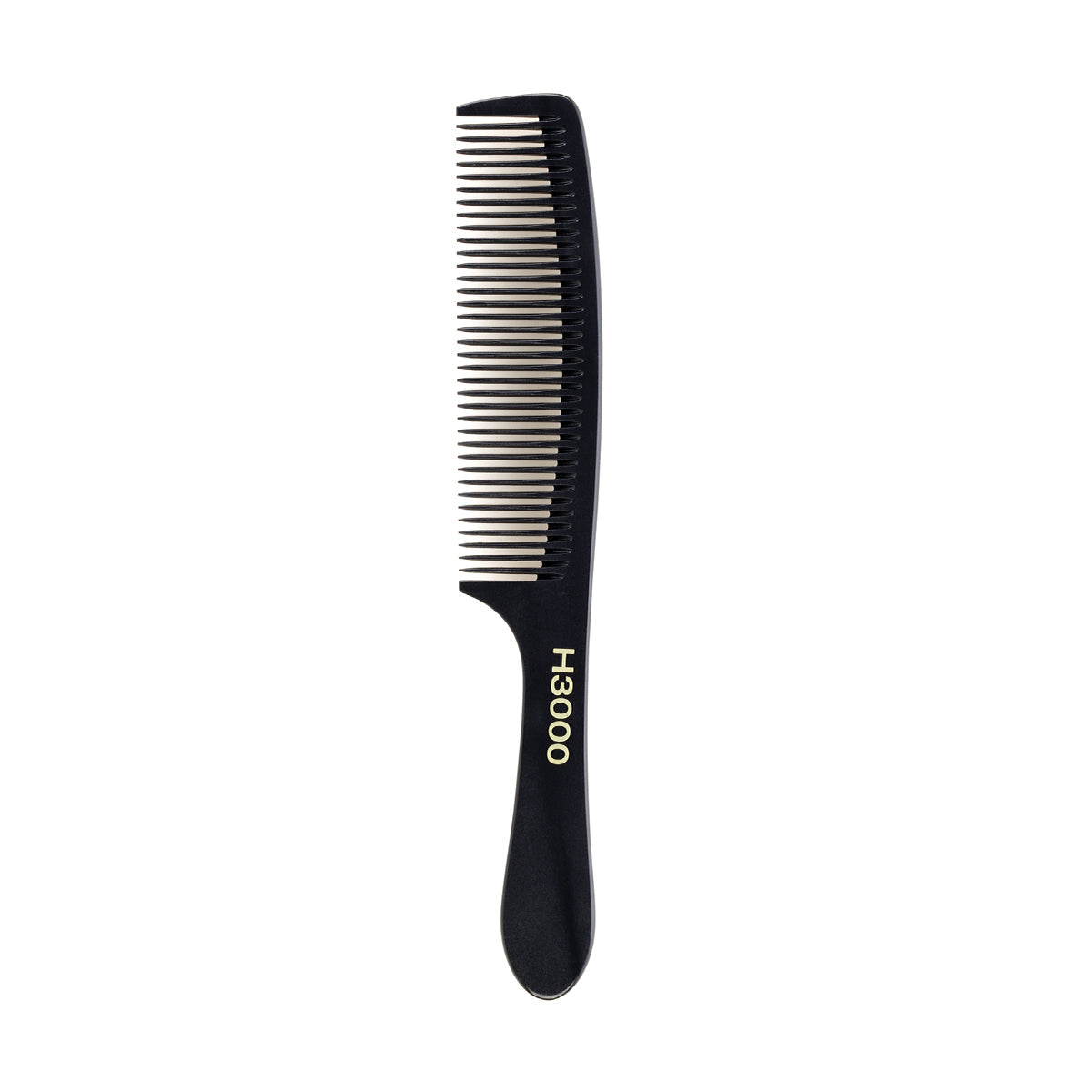 8" Long Ionic Ceramic Carbon Comb Out | H3000 Black/Gray/Pink