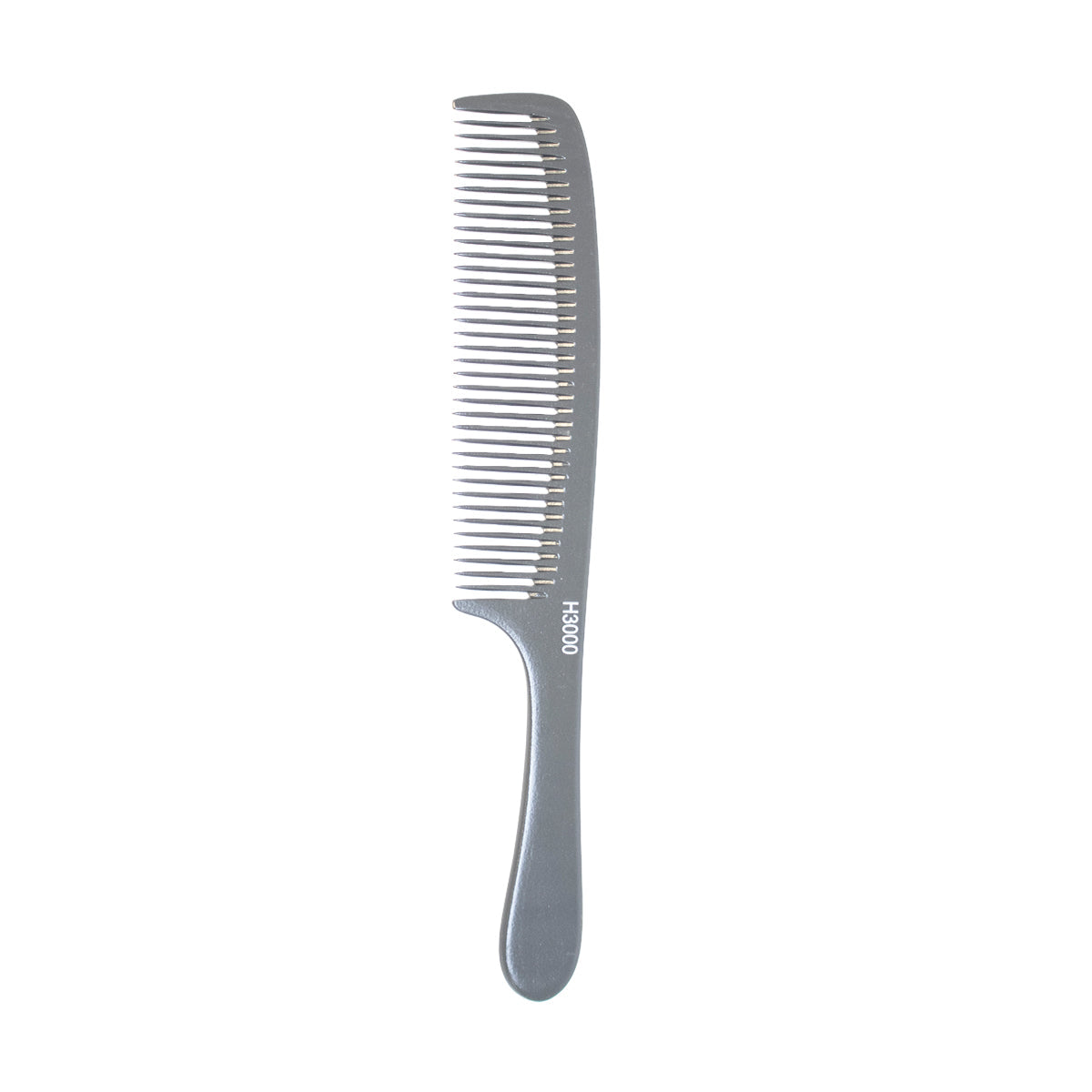 8" Long Ionic Ceramic Carbon Comb Out | H3000 Black/Gray/Pink