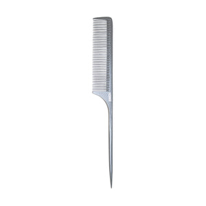 9 1/4" Ceramic Carbon Rat Tail Comb Black/Gray | H3000 Collection