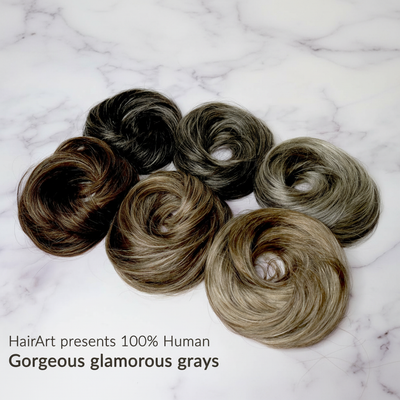 Hairart 6 Inch Hair Wrap - The Grays Collection