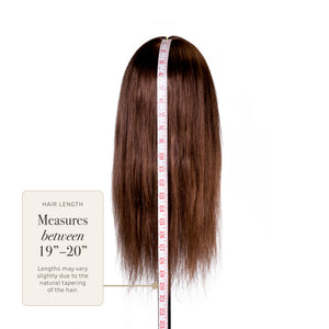 Isabella: [100% Human Hair Mannequin] Long Hair Training Head