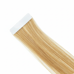 Invisi-Tab Tape-In Topper Hair Extensions: Virgin European Hair 12-13 inches
